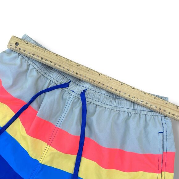 Buc-ee’s Men’s Large Lined Swim Shorts Color Block‎ - Picture 6 of 8